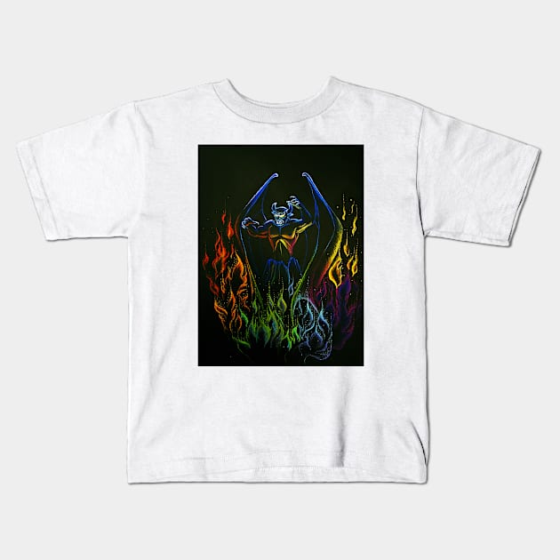 A Night on Bald Mountain Kids T-Shirt by amadeuxway